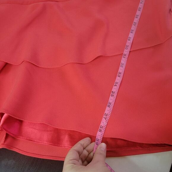 Carmen Marc Calvo Coral Halter Dress Size 18 - Picture 8 of 11